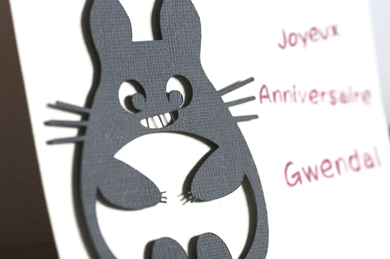 Totoro Une Carte D Anniversaire Pour Gwendal Linella Creations